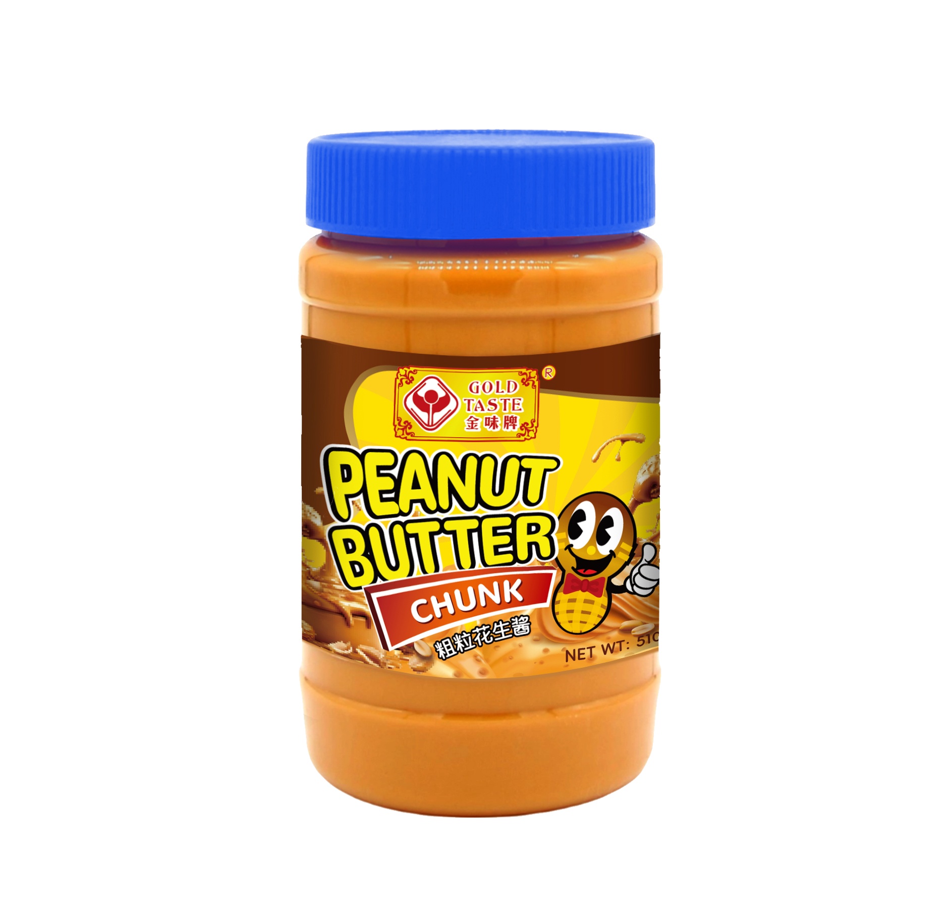 金味牌花生醬 (粗粒) 510G