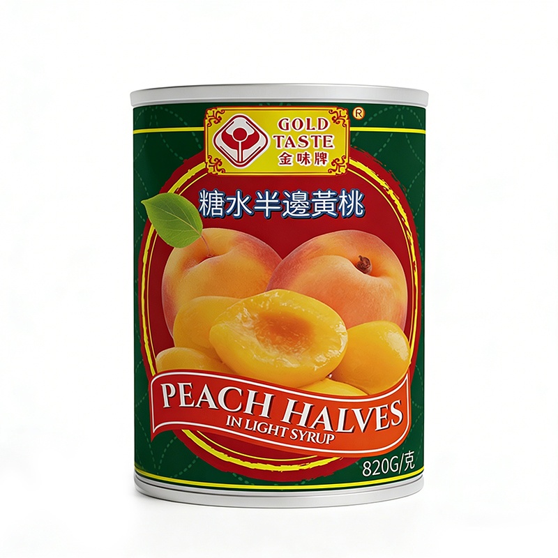 金味牌糖水半邊桃 850G